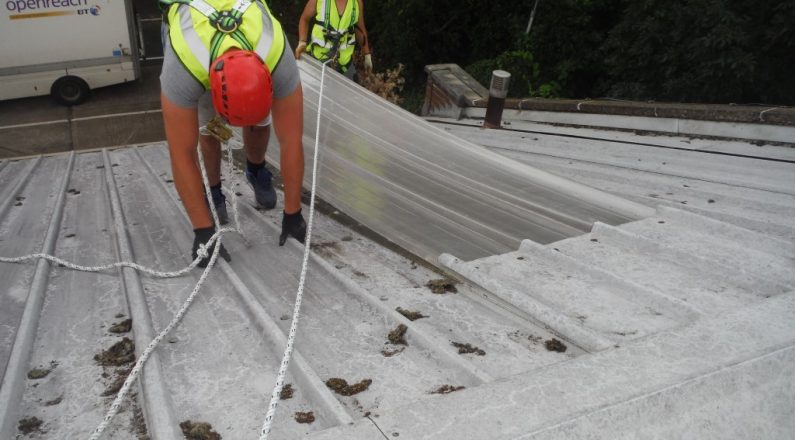 Fall Protection Slough Industrial Skylights Replacement 